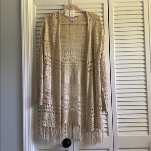 3/$15 Vintage boho cardigan